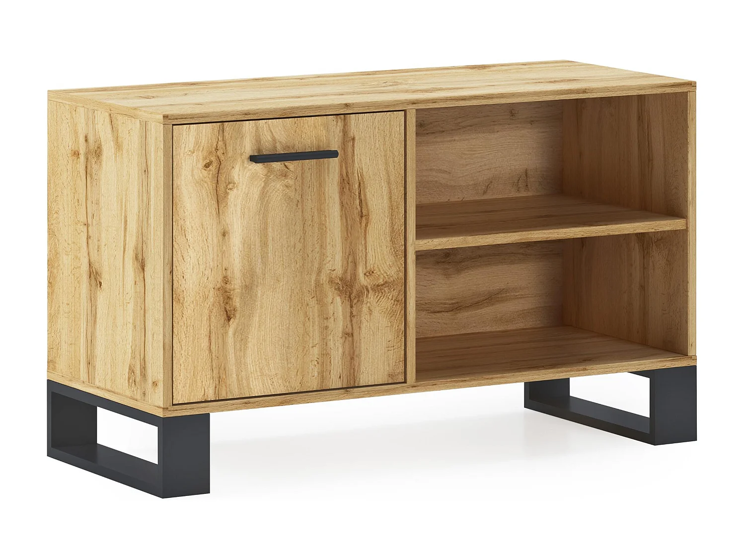TV Furniture, Loft -model, 95x40x57 cm, Woonkamer, hal, kantoor, Rustieke eik, Noordse stijl