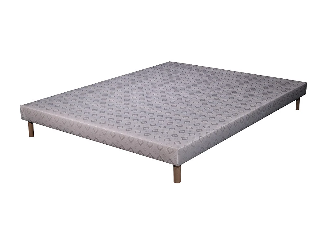 Sommier tapissier blanc - 140x190