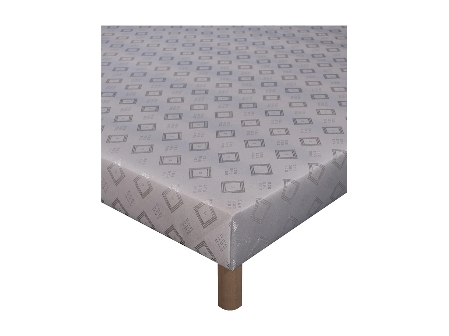 Sommier tapissier blanc - 140x190