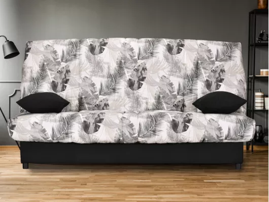 Kauf Unique Schlafsofa Klappsofa mit Bettkasten - Stoff - Motiv Jungle - FARWEST II