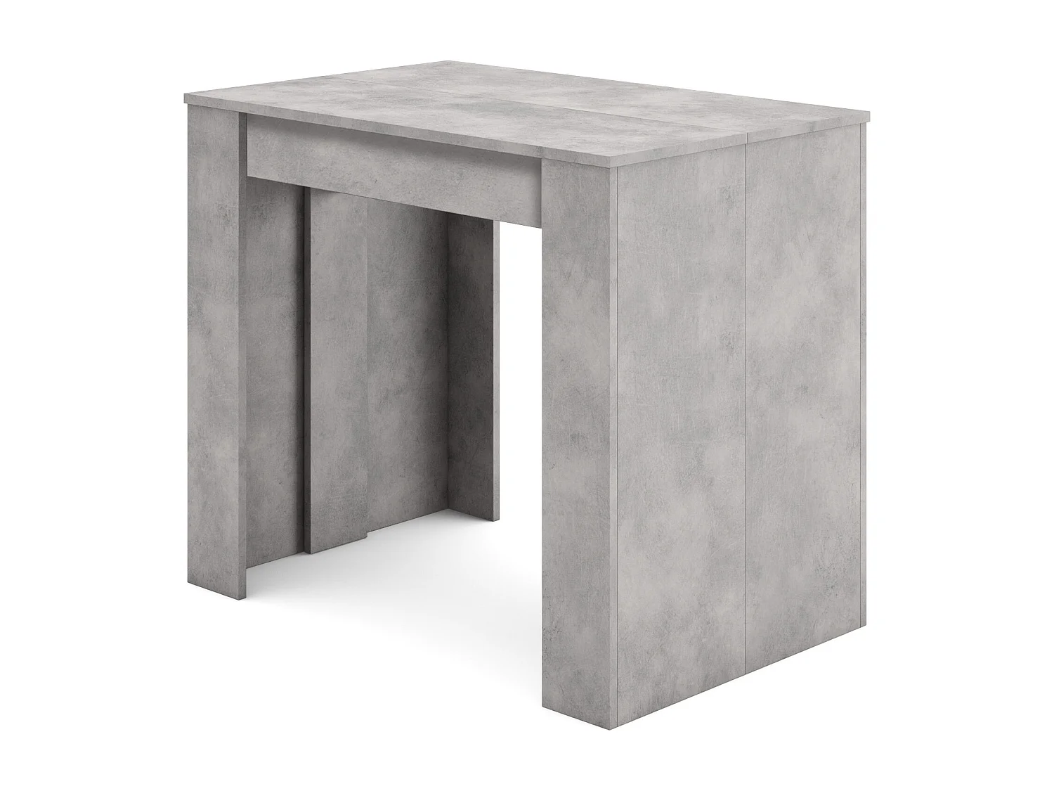 Table console extensible, 302x90x77cm, Pour 14 personnes