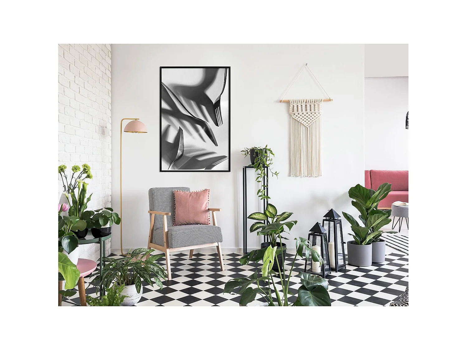 Tableau cadre Amusant avec ombre - 20 x 30 cm