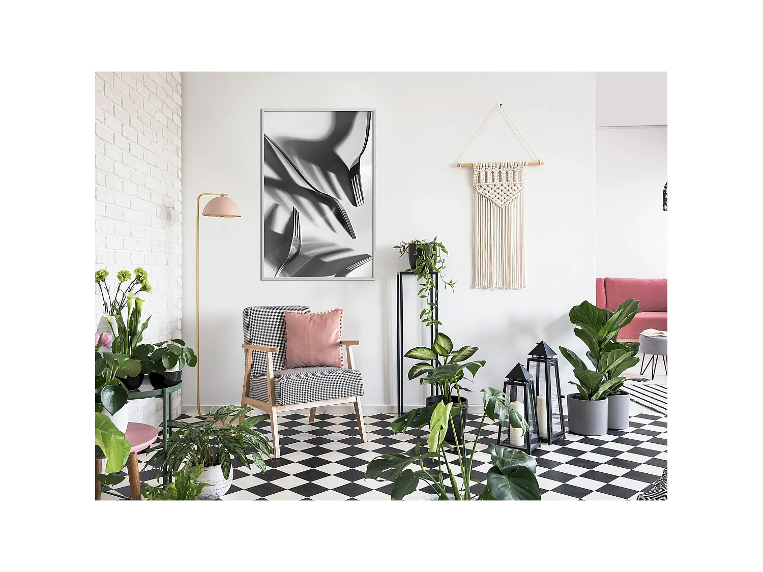 Tableau cadre Amusant avec ombre - 20 x 30 cm