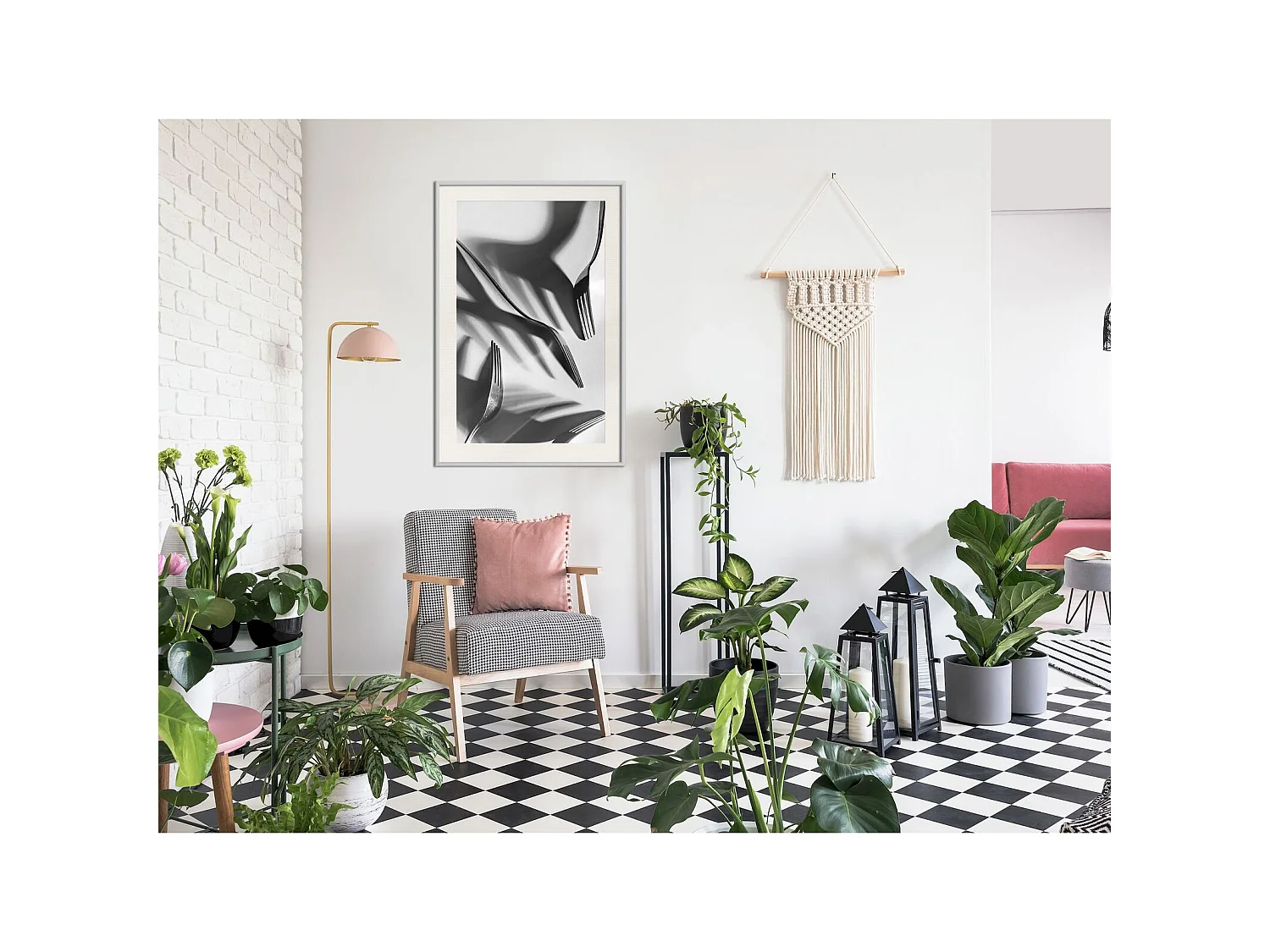 Tableau cadre Amusant avec ombre - 20 x 30 cm