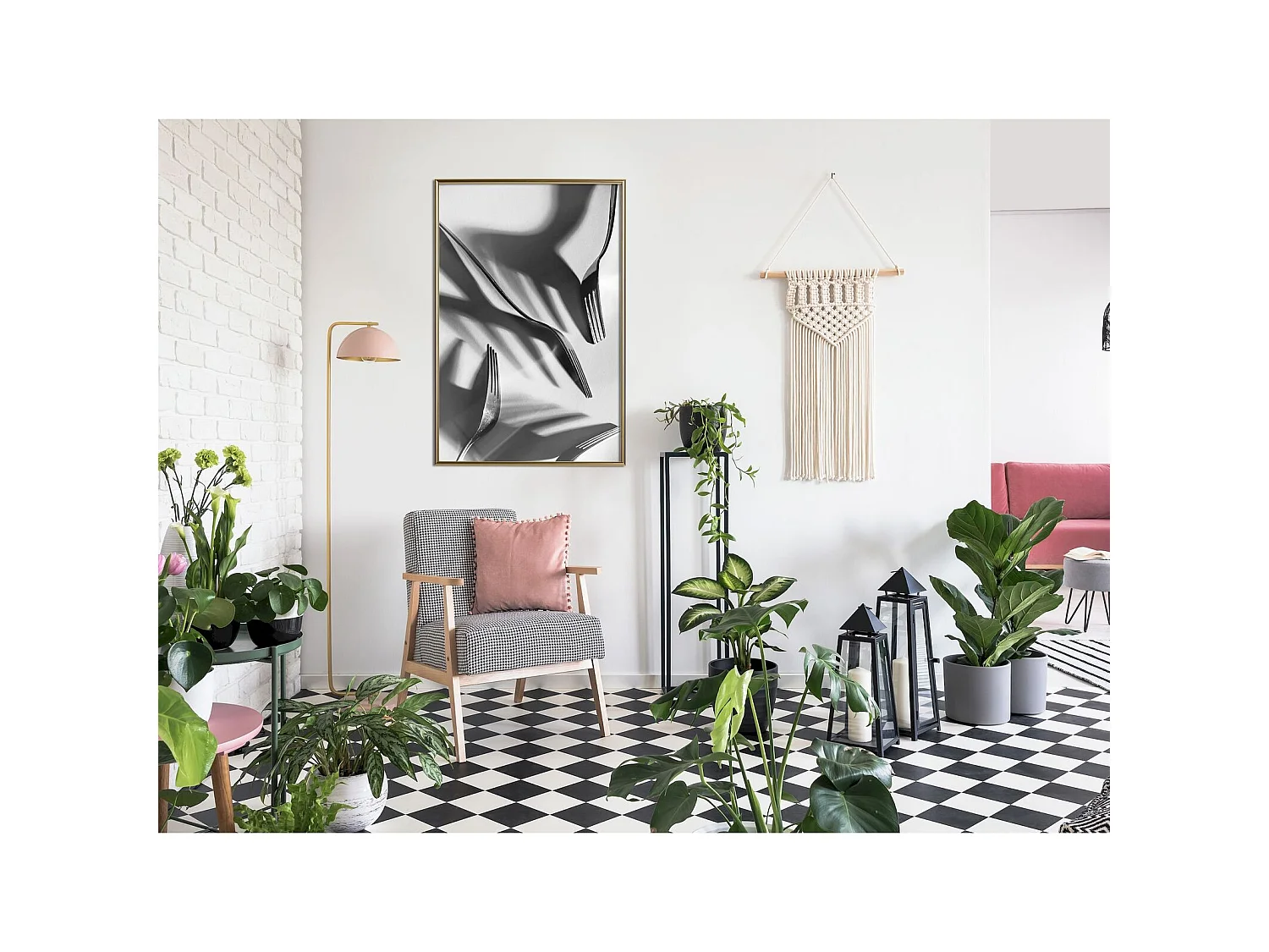 Tableau cadre Amusant avec ombre - 20 x 30 cm