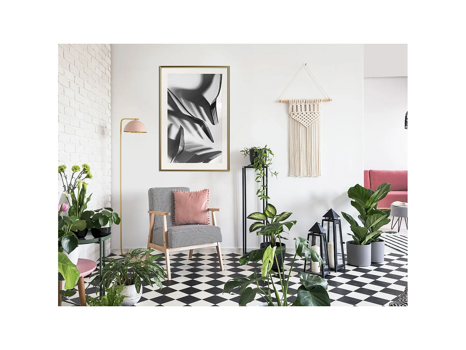 Tableau cadre Amusant avec ombre - 20 x 30 cm