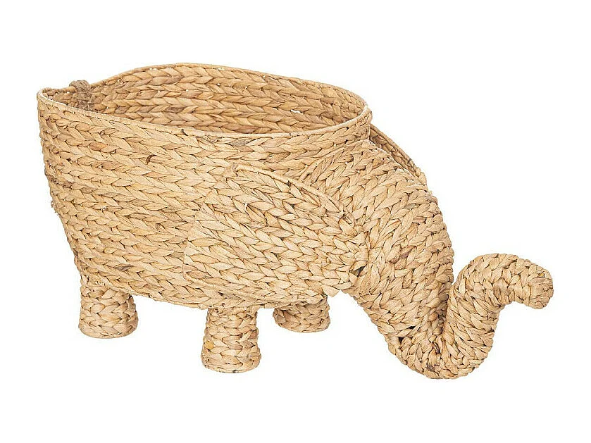Panier de Rangement Déco "Éléphant" 75cm Naturel