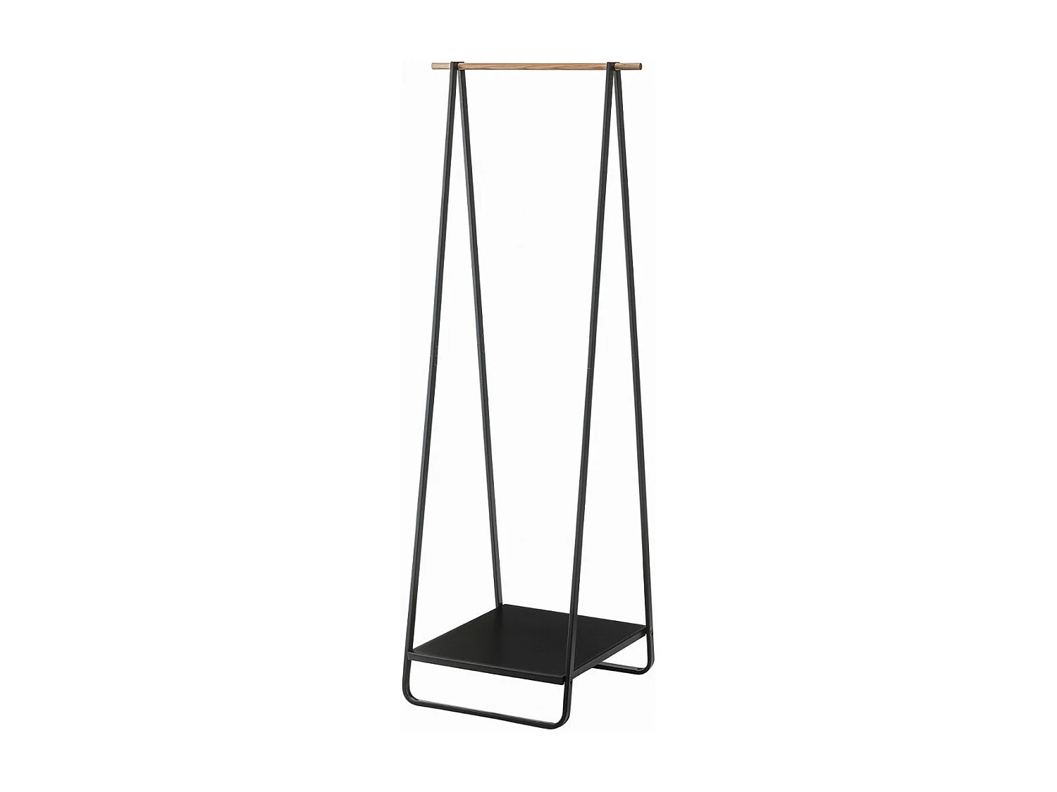 Portant en métal et bois - H140 cm