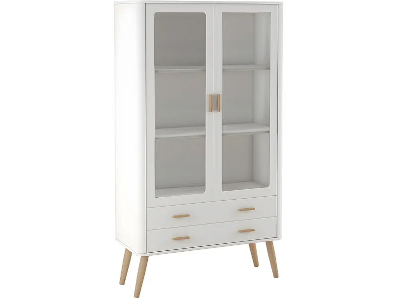 PIANO|Vitrine Chêne blanc