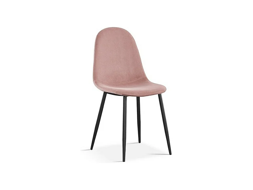 Stoel 'Boï' Roze Fluweel