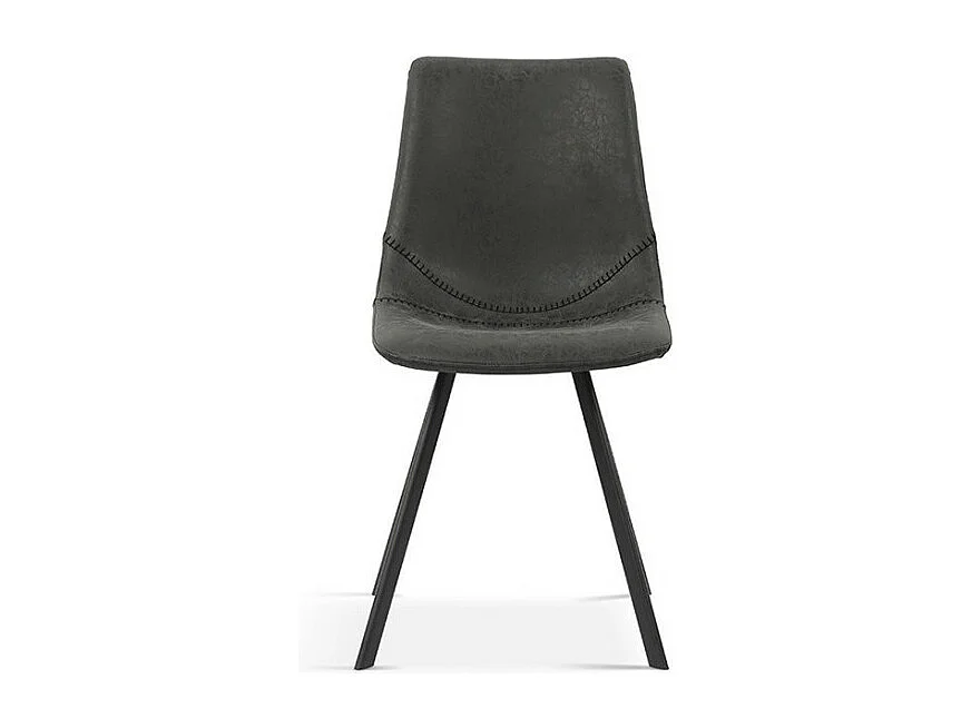 Silla 'OSLO' PU Negro, dimensiones: H84 x L44 x P57 cm