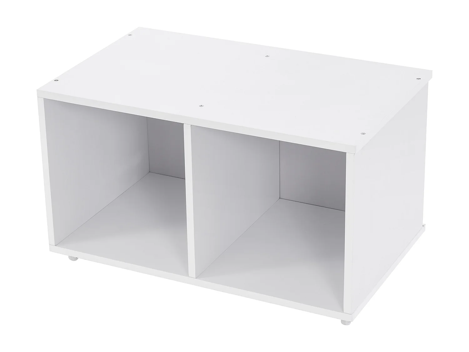 Massief houten kajuitbed - 90x200 cm - met opbergruimte en ladder - Wit