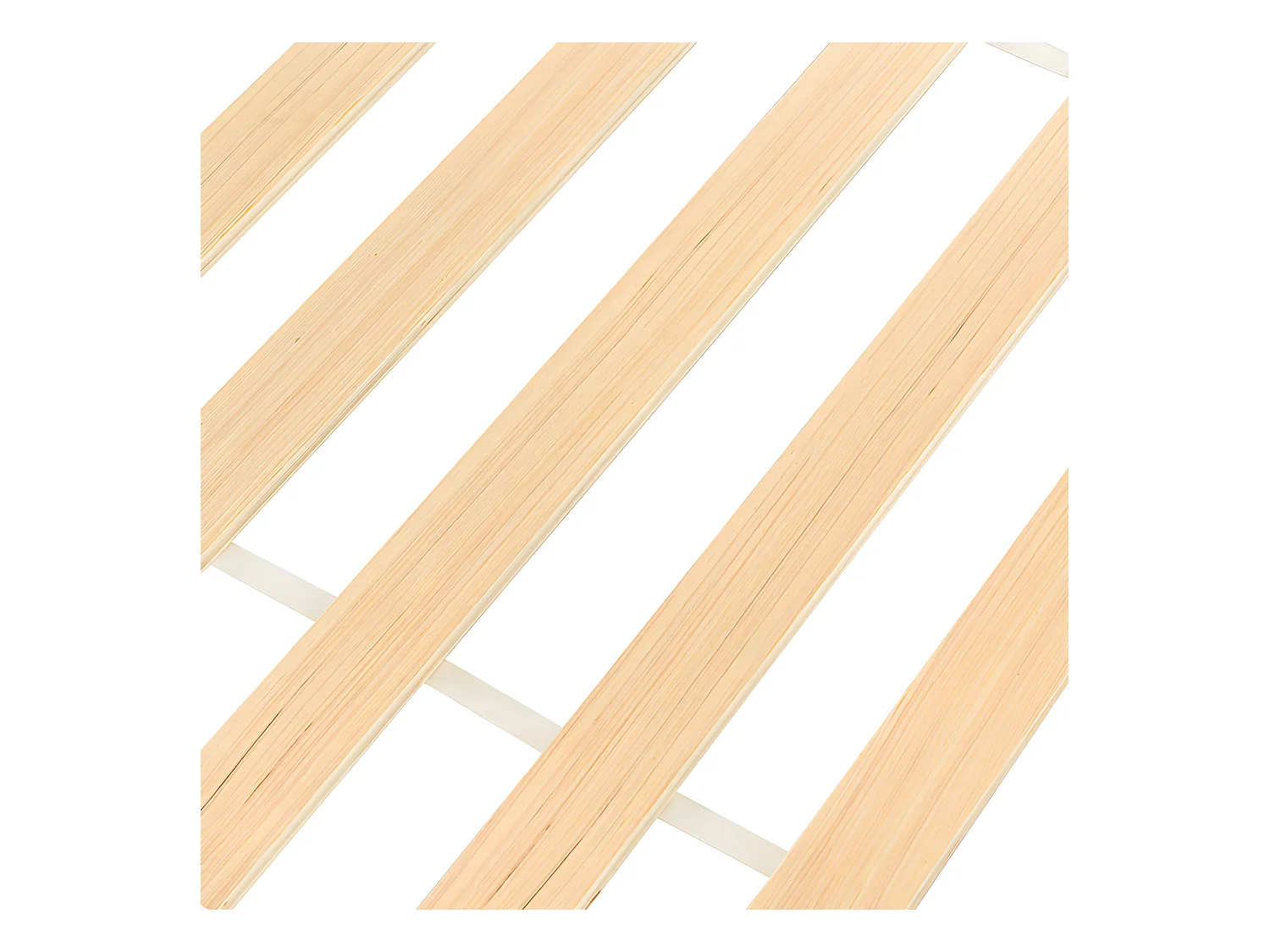 Lit enfant en pin massif 90x200cm - en forme de voiture jeep - Blanc & Naturel