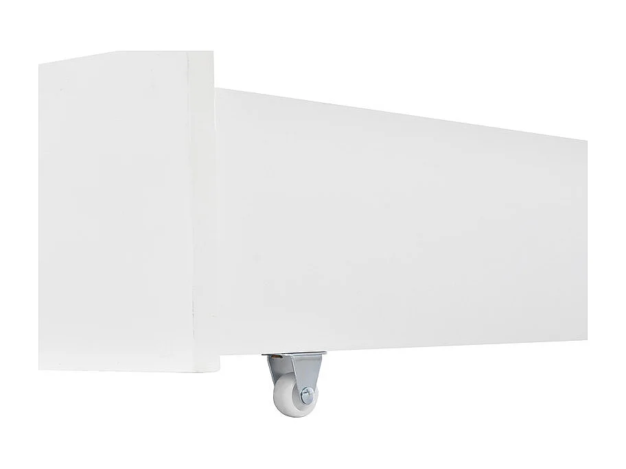 Letto a cabina in pino massiccio 2x90x200 cm - con 2 cassetti - Bianco