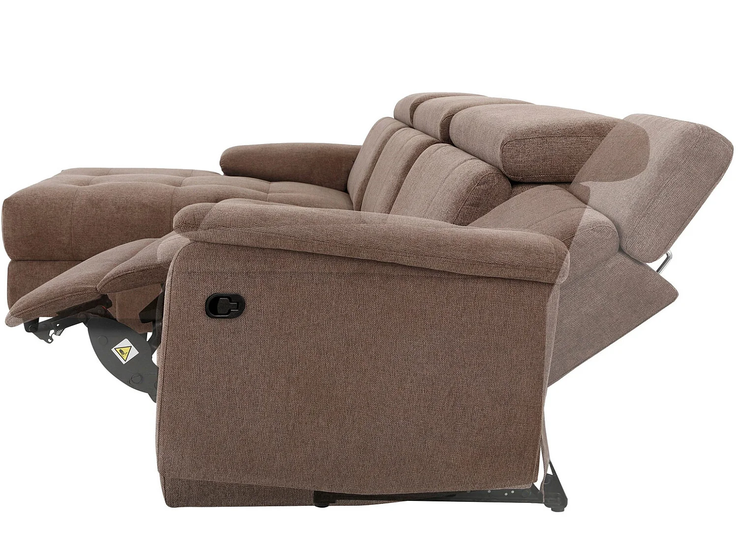 Tanaro|Canapé Chaiselong 3 places manuel droit