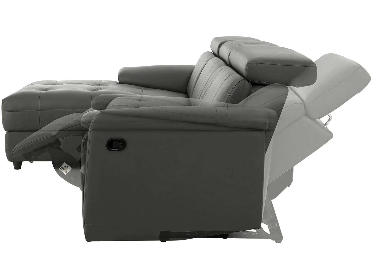 DIVANO CL GLORIA 3S + Pouf