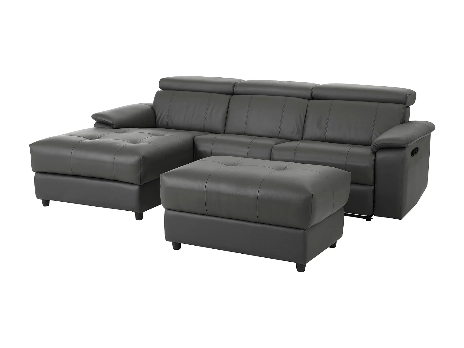 Tanaro|Canapé Chaiselong 3 places manuel droit