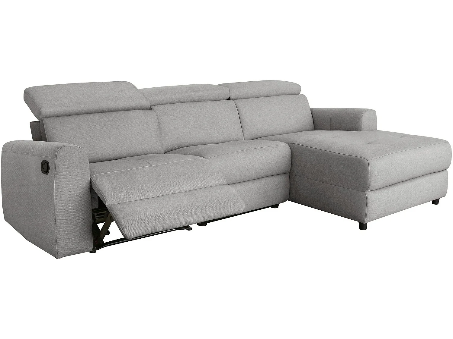 Capena|Canapé 3 places Chaise Longue R