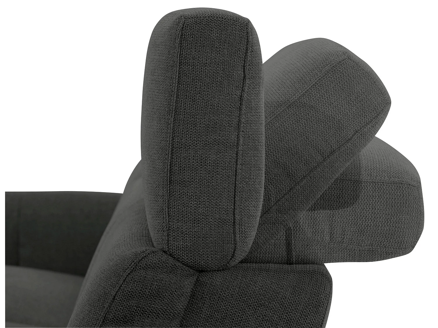 Capena|Canapé 3 places Chaise Lounge électrique gauche