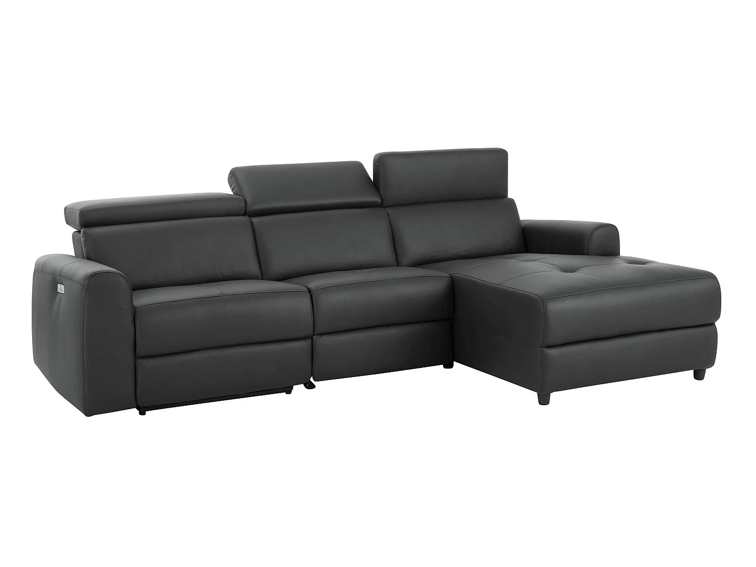 Capena 3S Chaiselong bank elektrisch. R