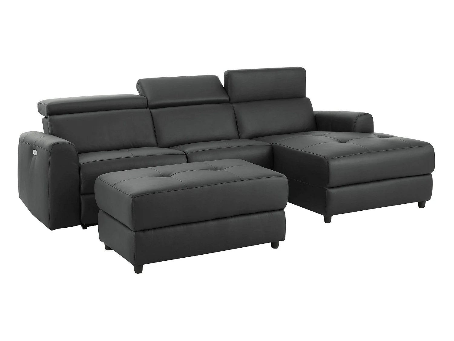 Capena 3S Chaiselong bank elektrisch. R