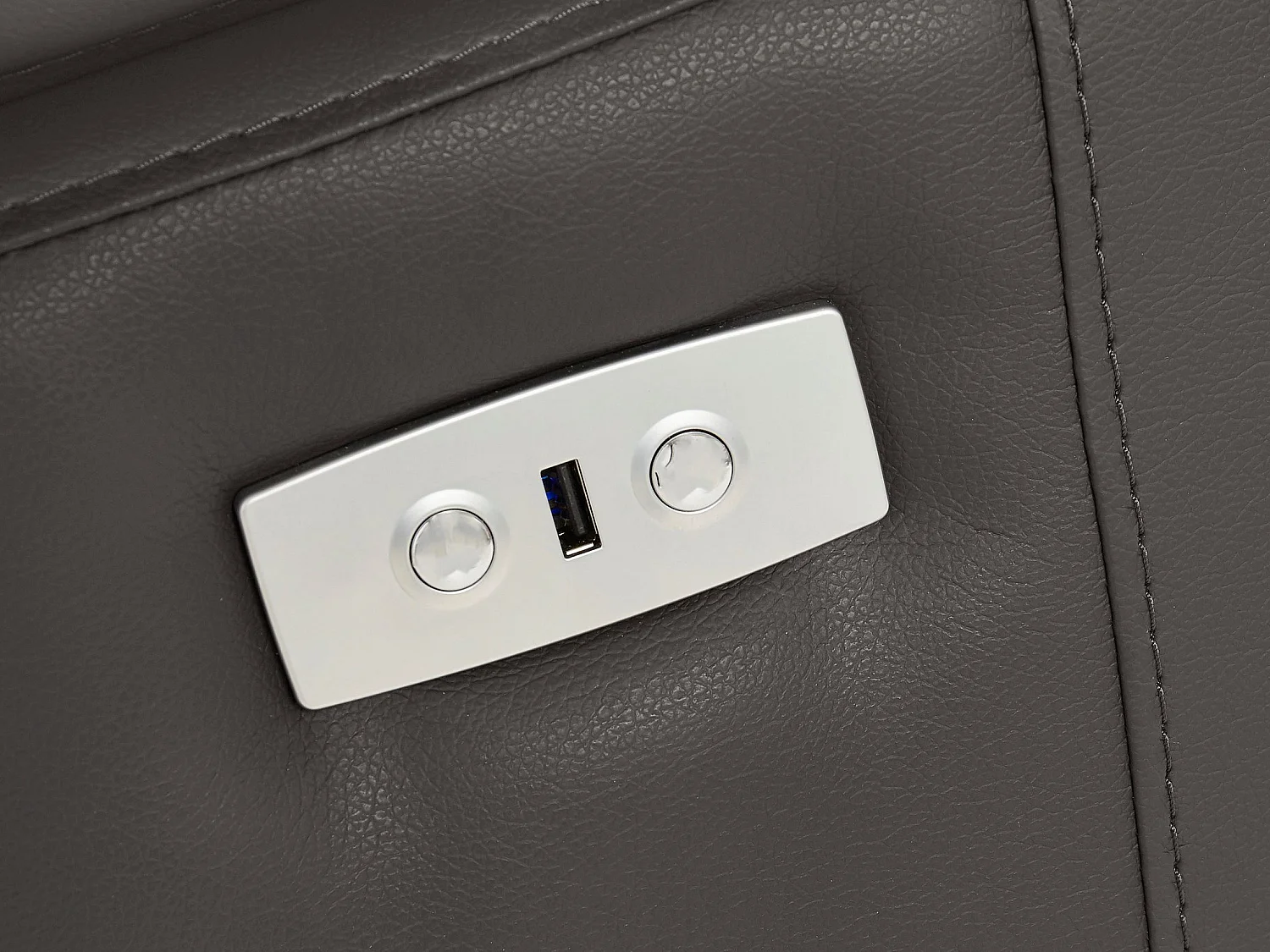 Rayland | Bank 3-zits elektrisch, bruin PU