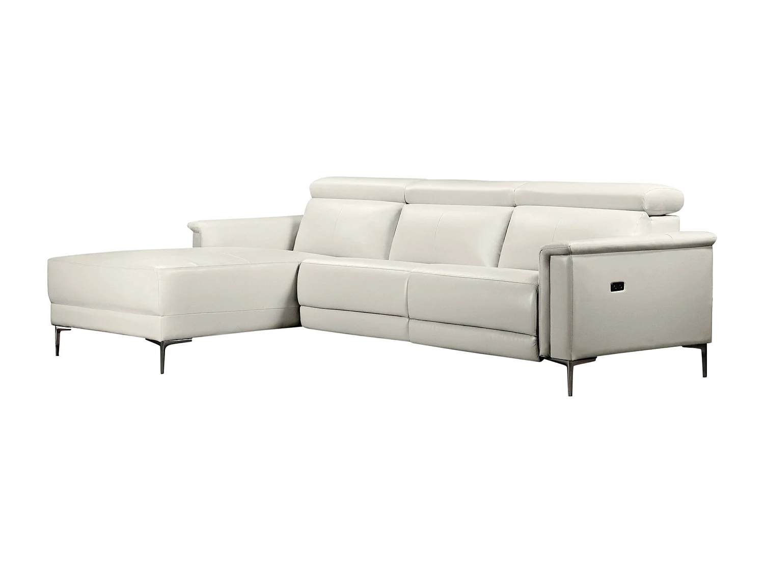 Lund 3S 1 fauteuil L Elektrisch Crème