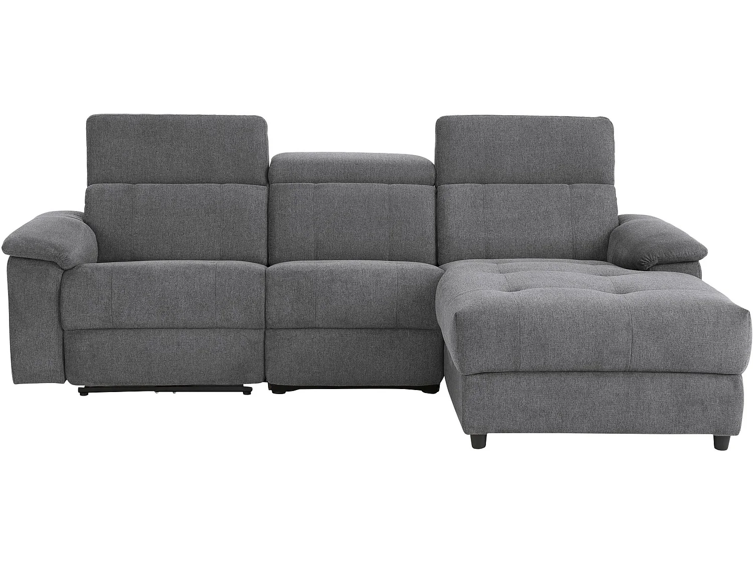 Tanaro|Chaiselong Canapé 3 places droit électrique