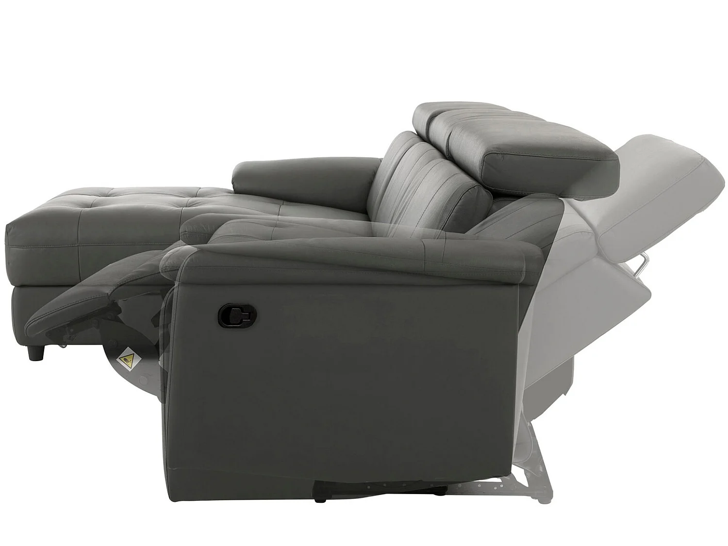 Tanaro|Canapé Chaiselong 3 places manuel droit