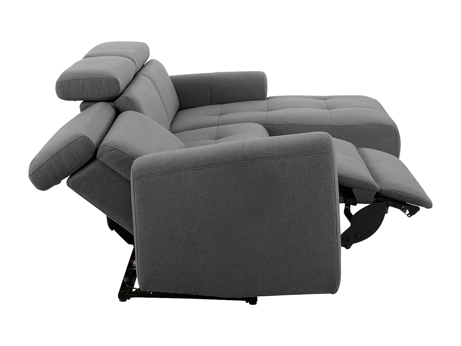 Capena | Sofá Chaise Lounge de 3 lugares R