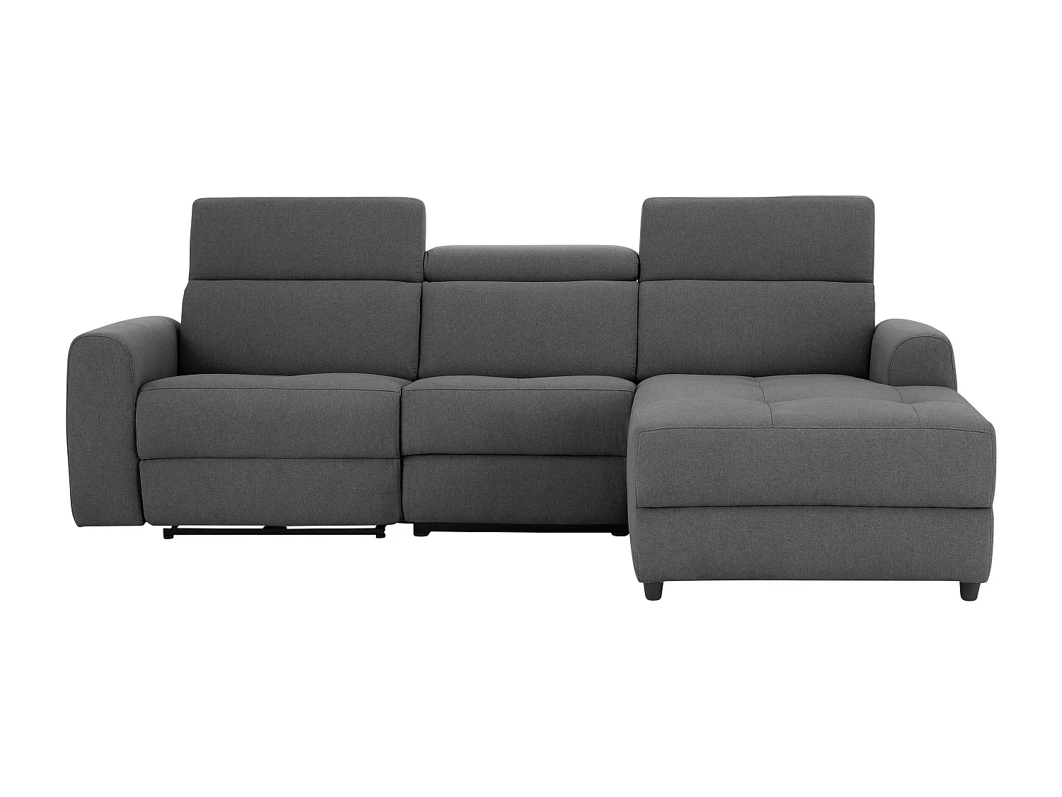 Capena|Canapé 3 places Chaise Longue R