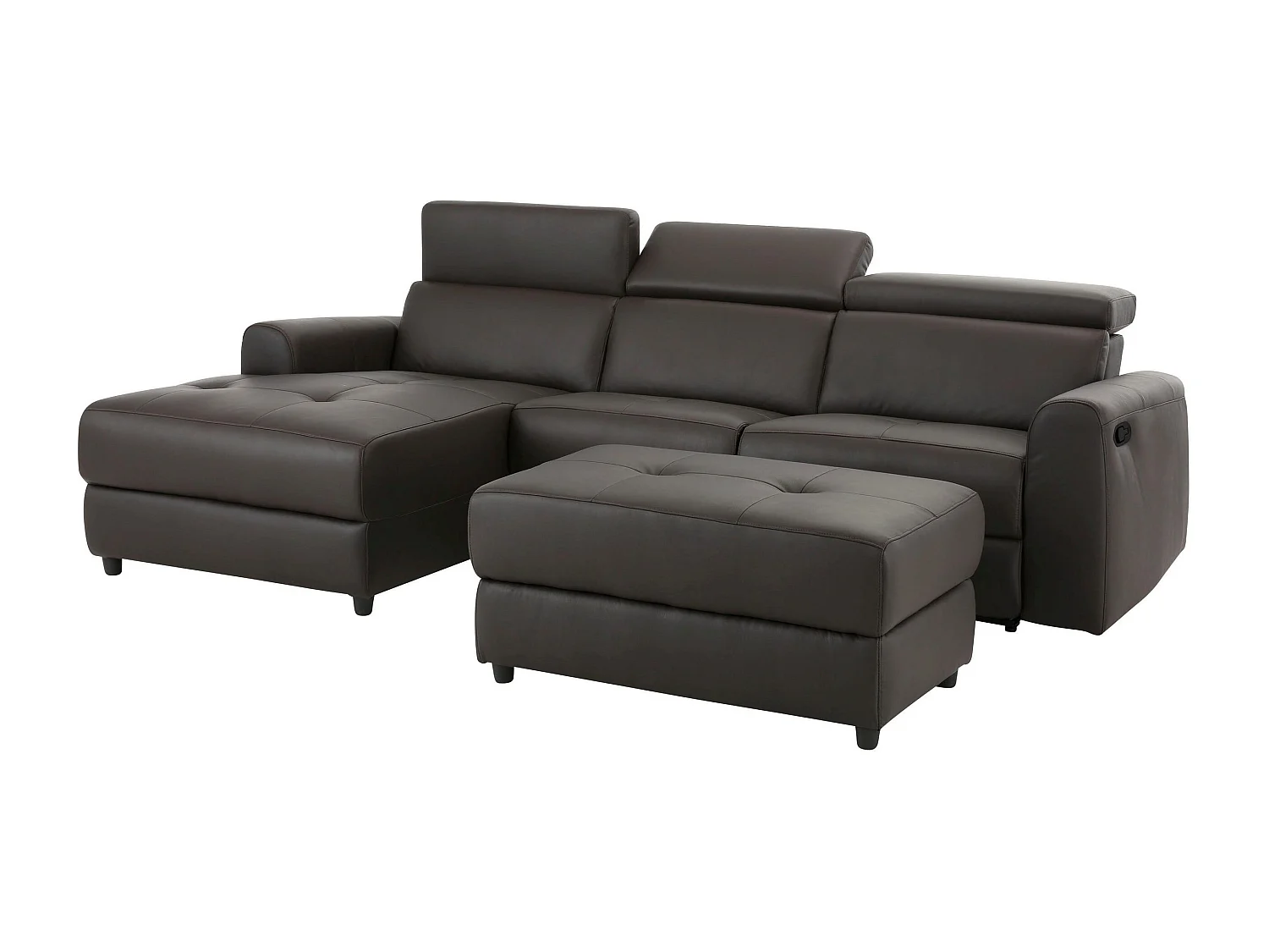 Capena 3S Chaiselong bank elektrisch. L