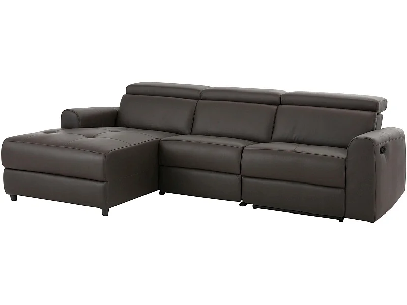 Capena 3S Chaiselong bank elektrisch. L