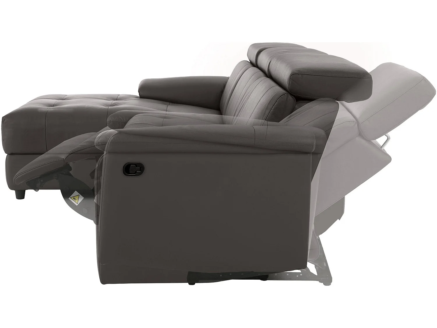 Tanaro|Canapé Chaiselong 3 places manuel droit