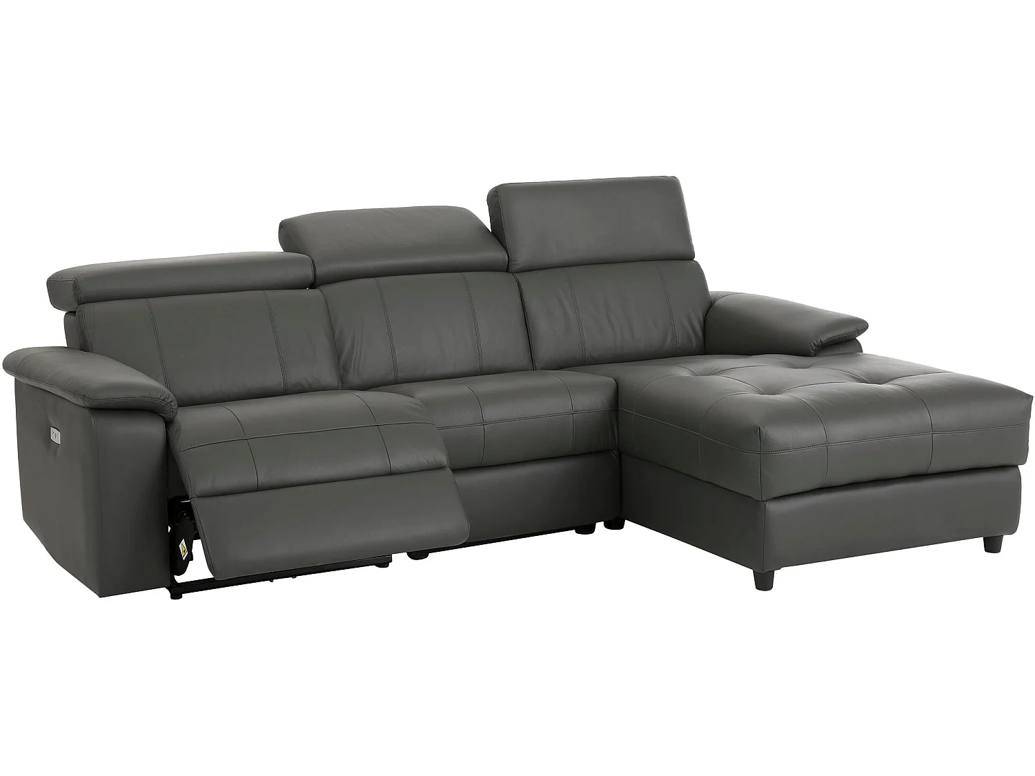 Tanaro|Chaiselong Canapé 3 places droit électrique