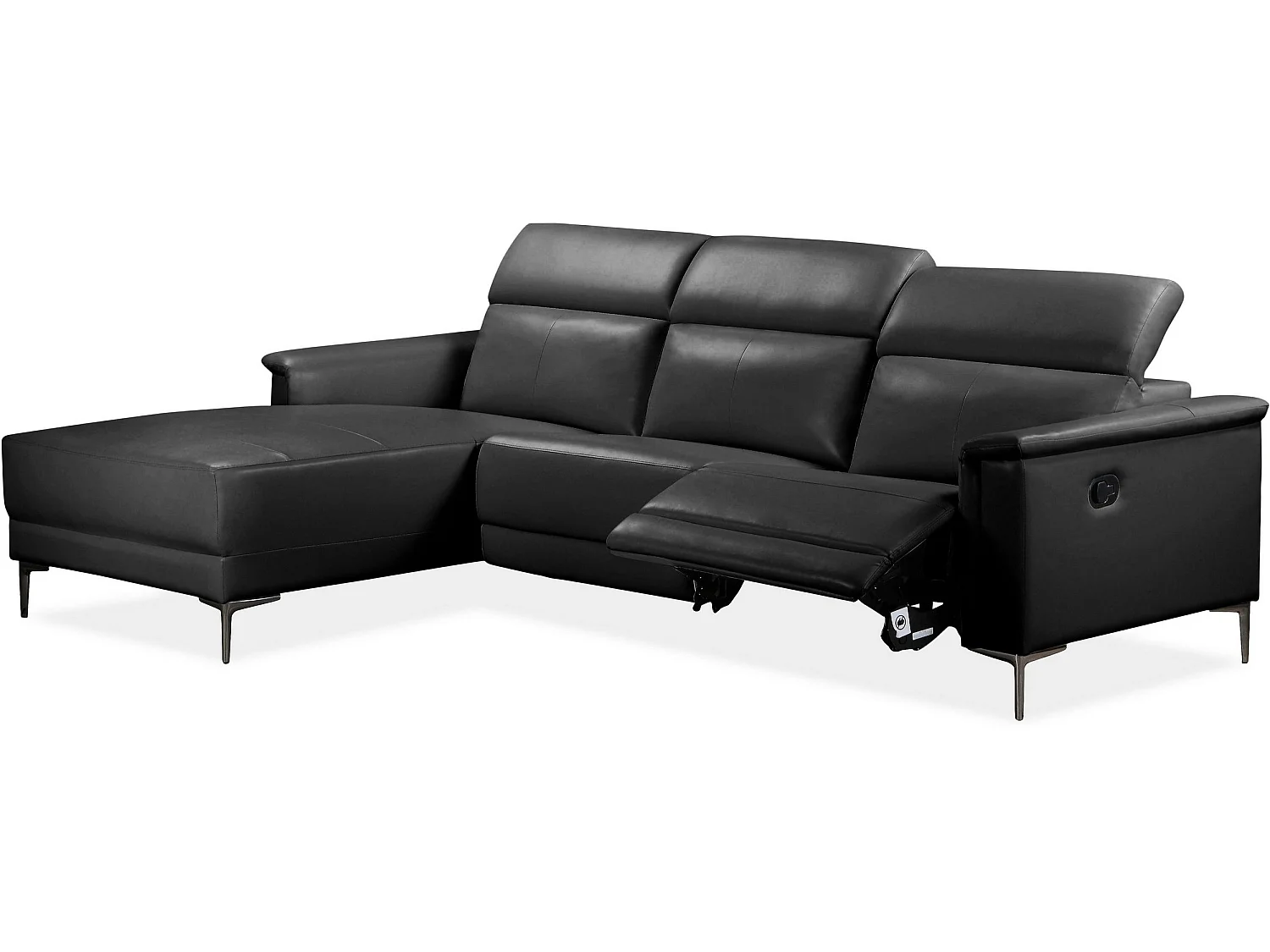 Lund|3 places 1 fauteuil inclinable à gauche Manuel