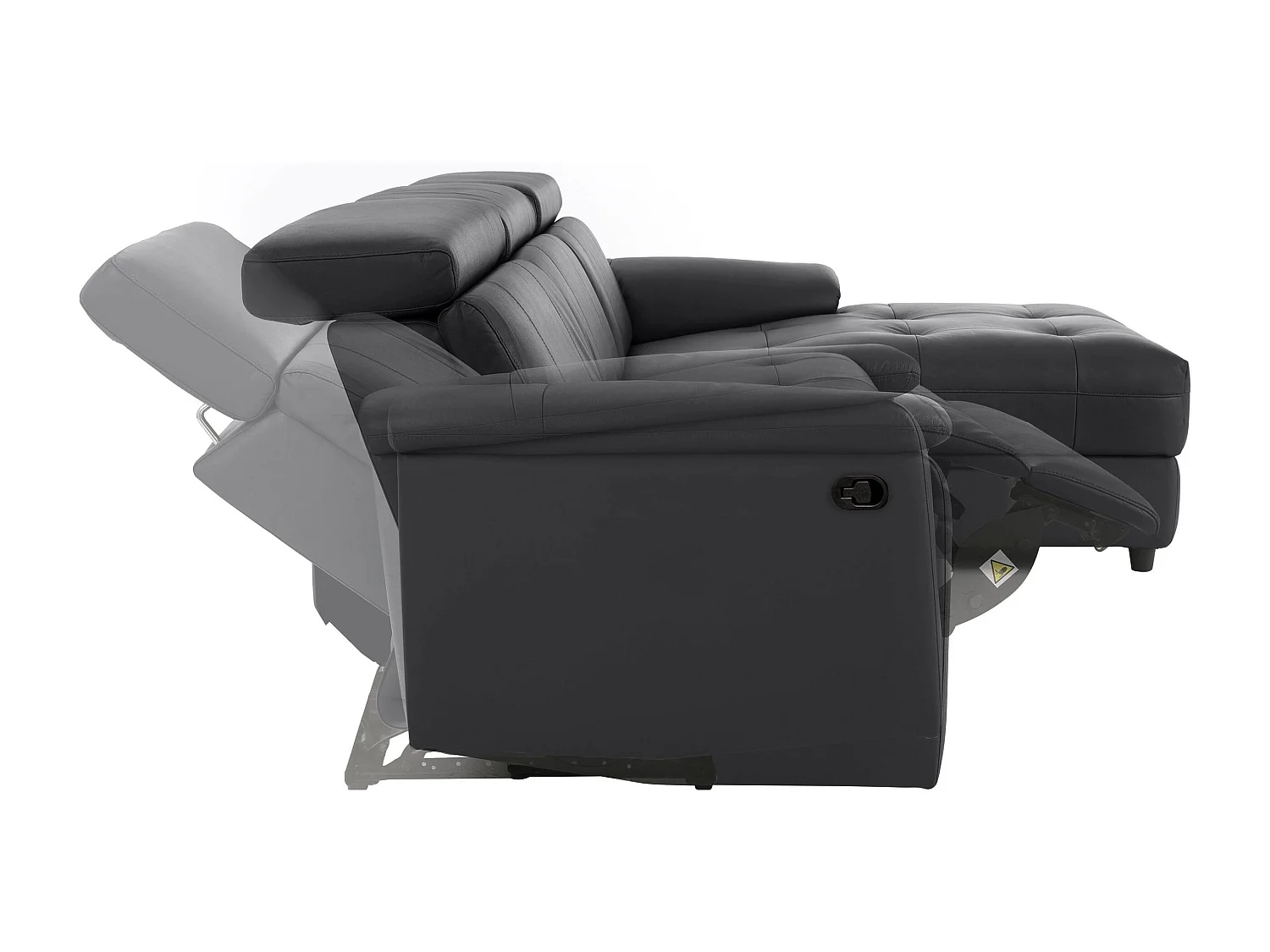 Tanaro|Canapé Chaiselong 3 places manuel droit