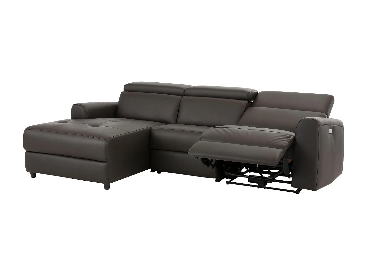 Capena 3S Chaiselong bank elektrisch. L