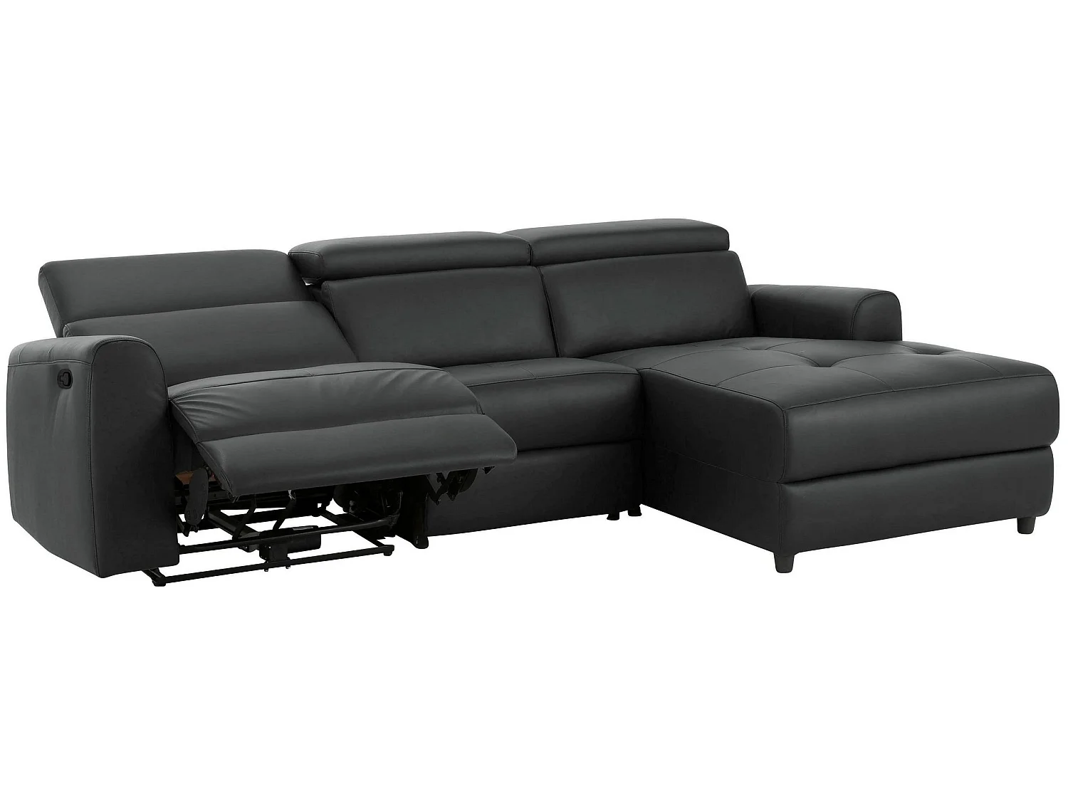 Capena|Canapé 3 places Chaise Longue R