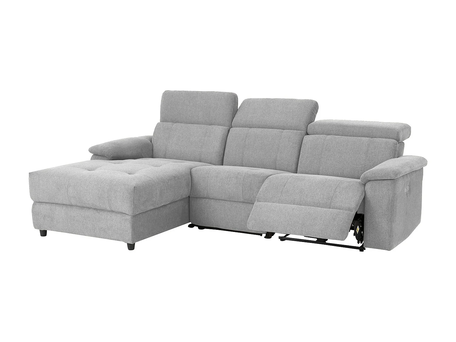 Tanaro | Sofá Chaiselong 3 Lugares Esquerdo Elétrico