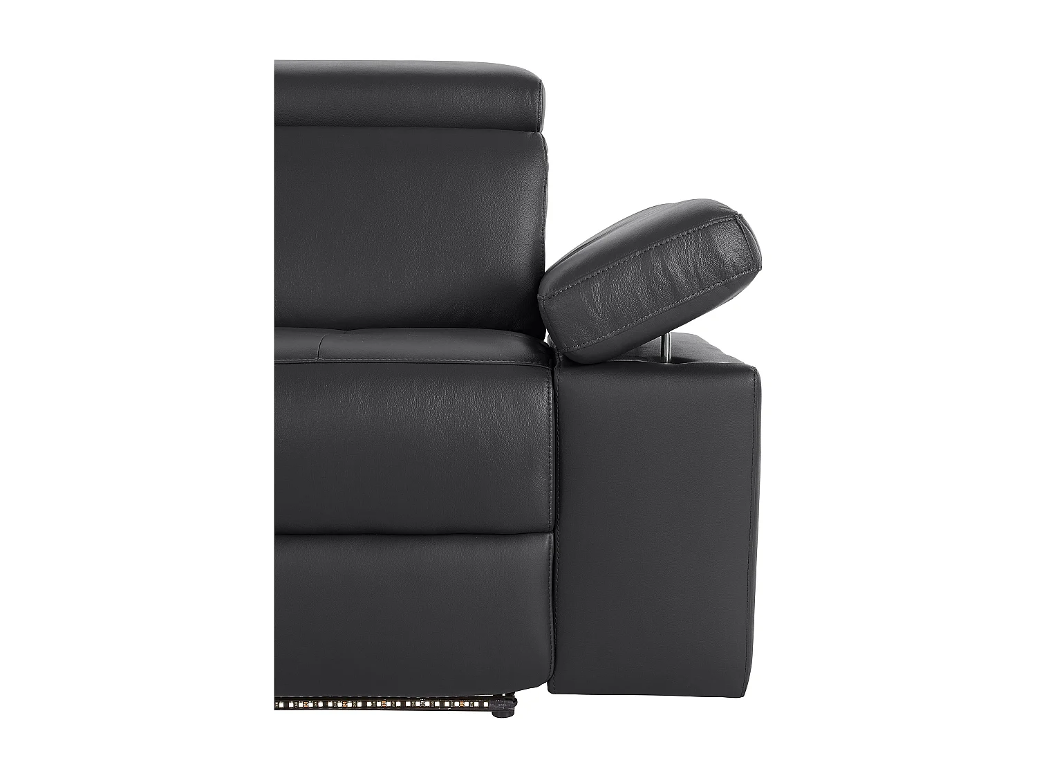 Rayland | Bank 3-zits elektrisch, zwart PU