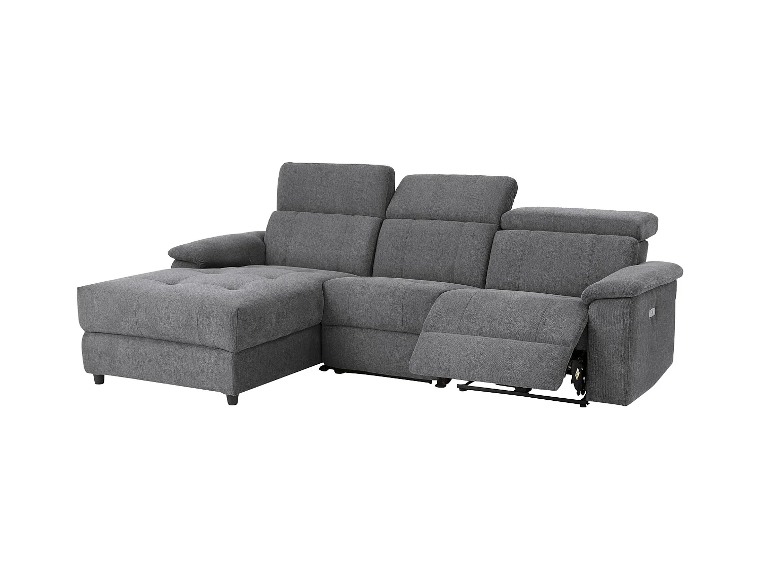 Tanaro|Chaiselong Canapé 3 places gauche électrique