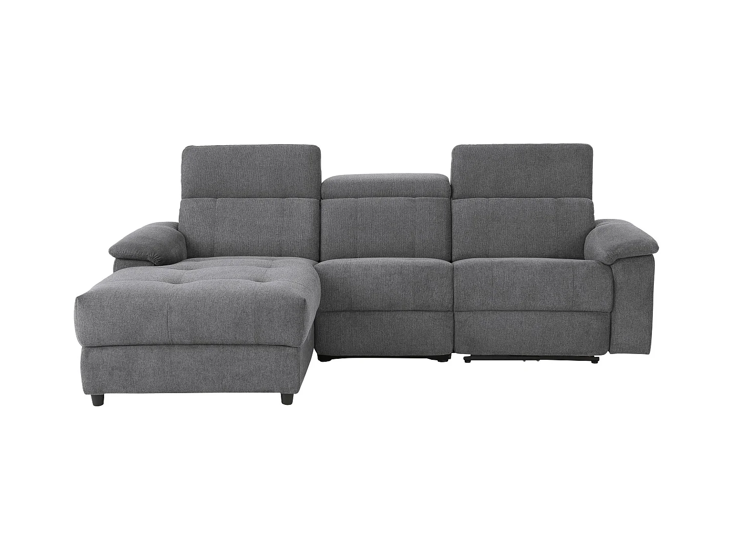 Tanaro|Chaiselong Canapé 3 places gauche électrique