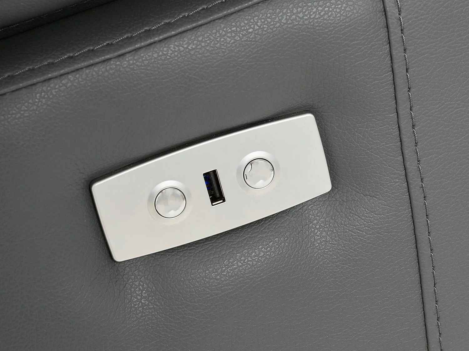 Rayland|Chaiselong Canapé 3 places droit électrique