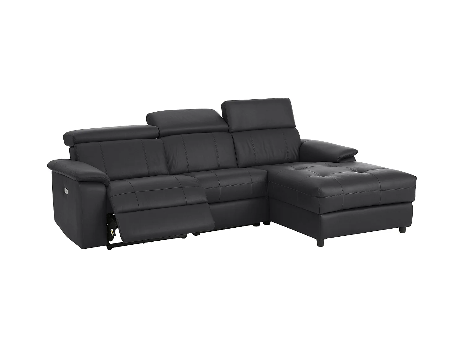 Tanaro|Chaiselong Canapé 3 places droit électrique