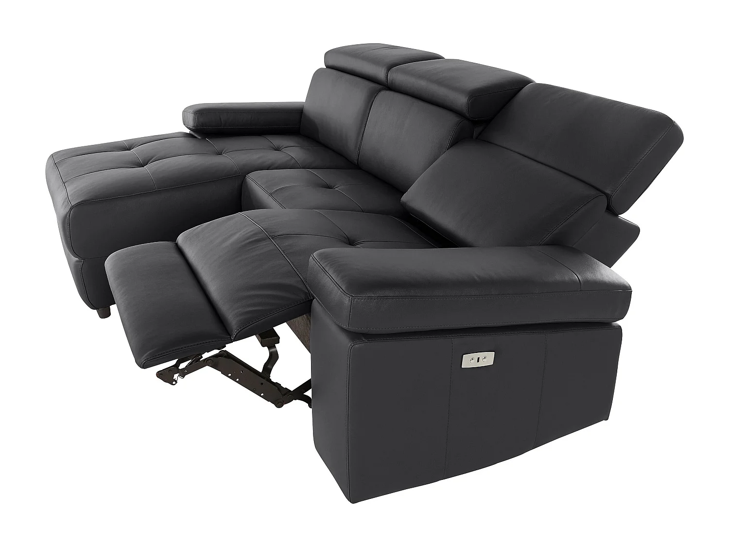 Rayland Chaiselong bank 3S L Elektrisch