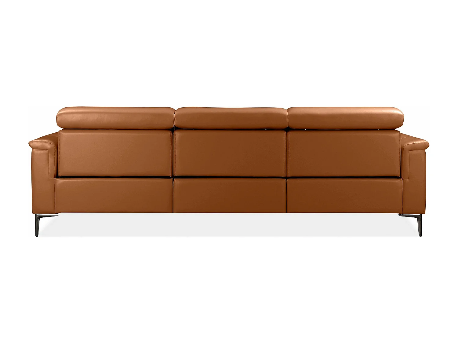 Lund 3S 1 fauteuil L Elektrisch Cognac