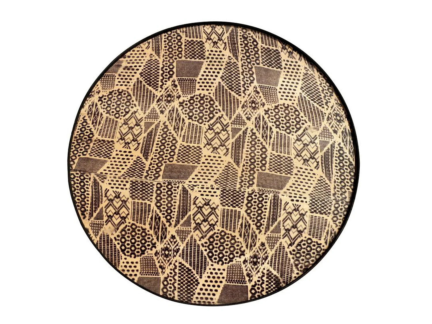 Dienblad 46 cm Bruin