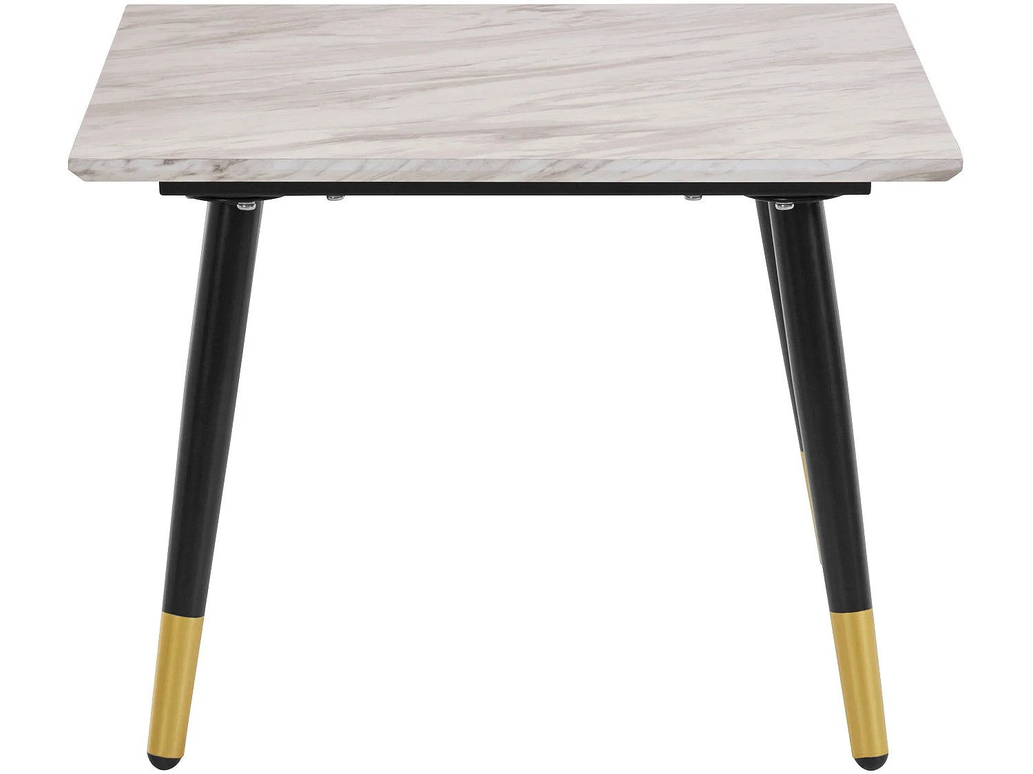 Monza|Table basse en effet marbré noir/doré