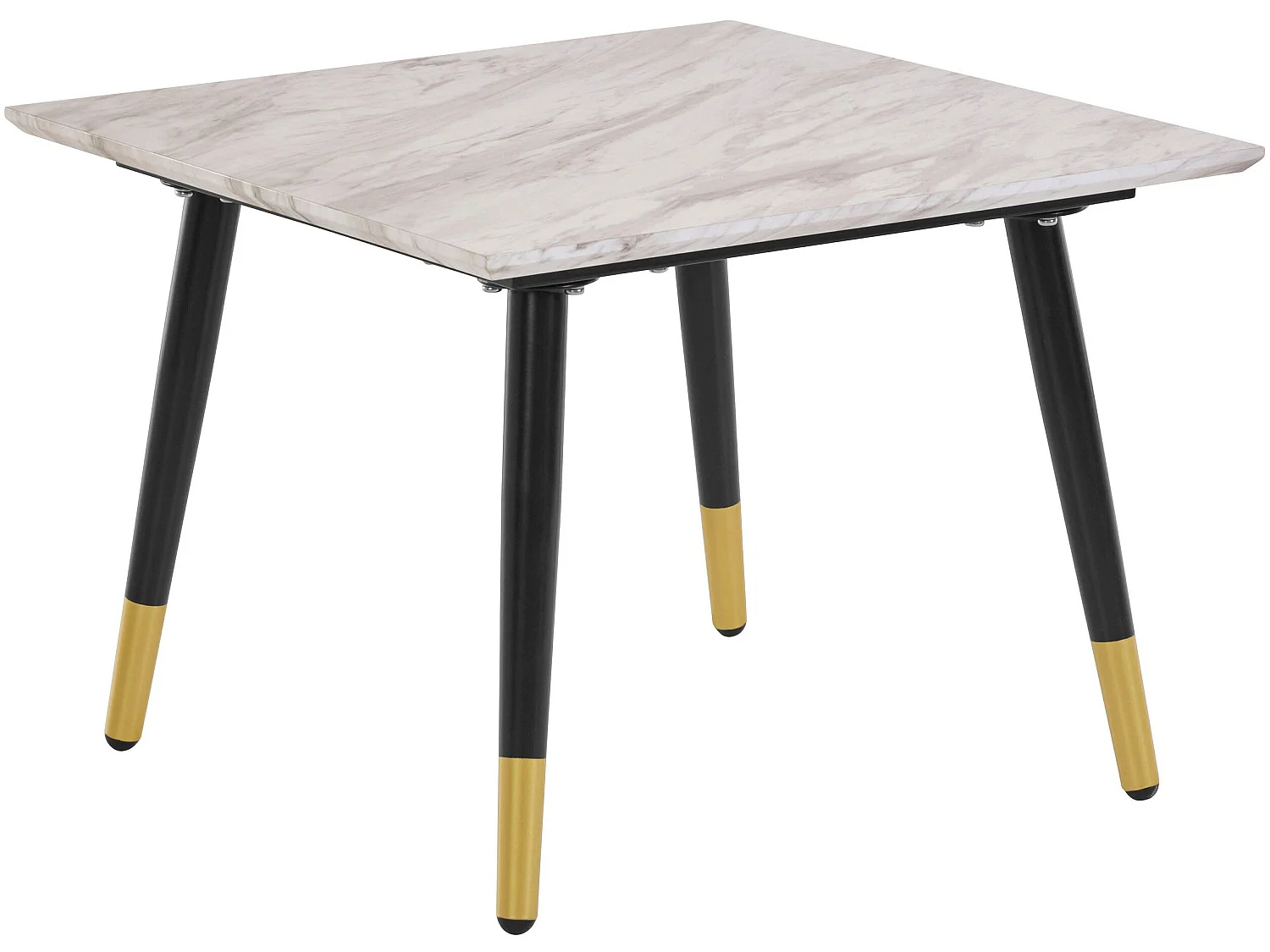 Monza|Table basse en effet marbré noir/doré